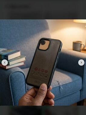 Black iPhone 15 Case With Screen Protectors Included
